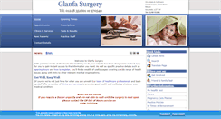 Desktop Screenshot of glanfasurgery.co.uk